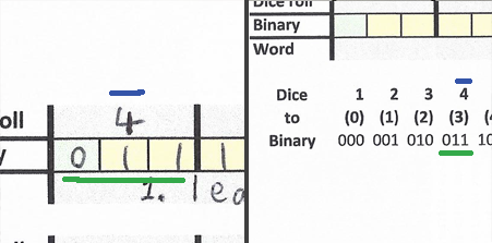 Dice-to-Binary