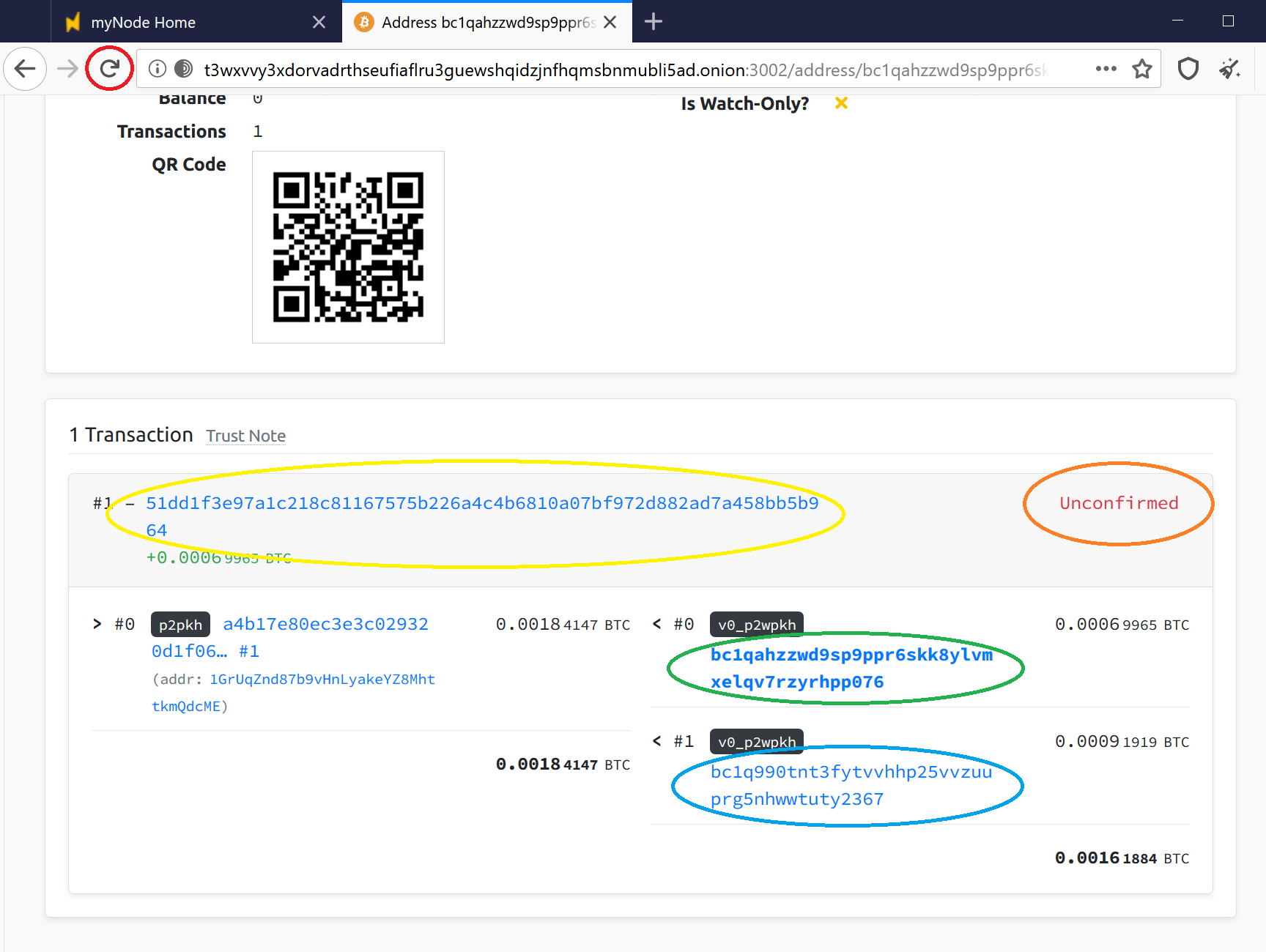 Address New Transaction